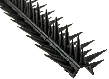 Taubenabwehr Spikes 10er Set - Kunststoff, 400x42x36mm, schwarz