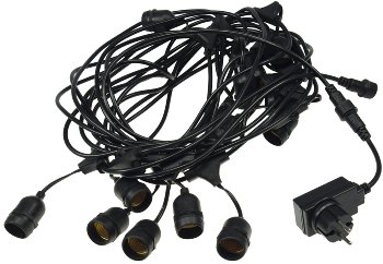 Biergarten-Lichterkette "CT-BGL 15" - 1,5 + 12,5m, 15x Filamentlampe 0,8W