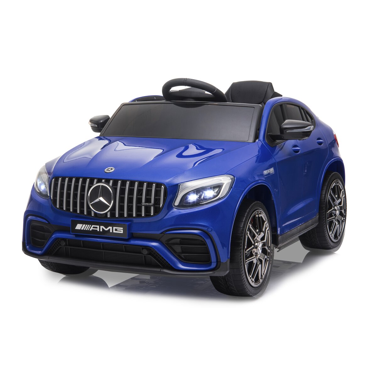 Kinderfahrzeug Mercedes-AMG GLC 63 S Coupé blau