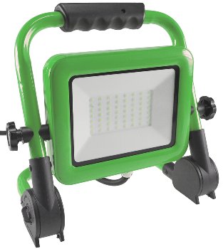 LED-Baustrahler "CTS-50W V4" 230V - 50W, IP44, 4350lm, 4000K, mit Ständer