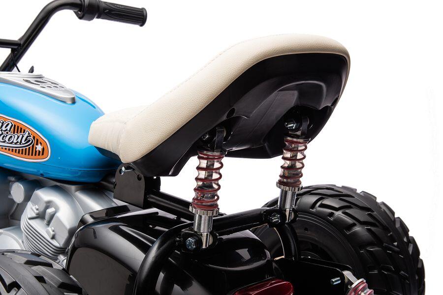 Elektro Kindermotorrad 2x800W Brushless Motoren - 24V7A - Schwarz