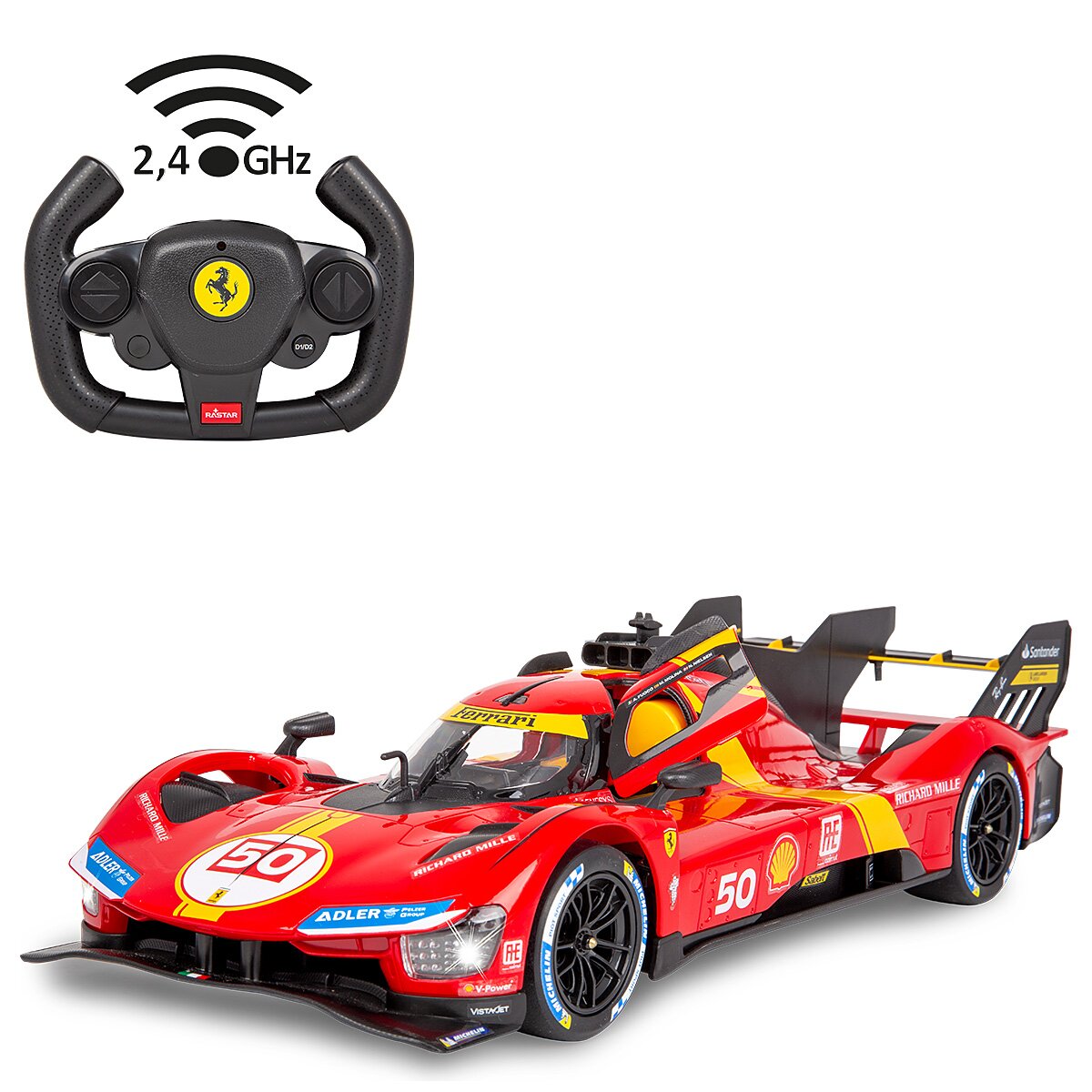 Ferrari 499P 1:14 rot 2,4GHz Tür manuell