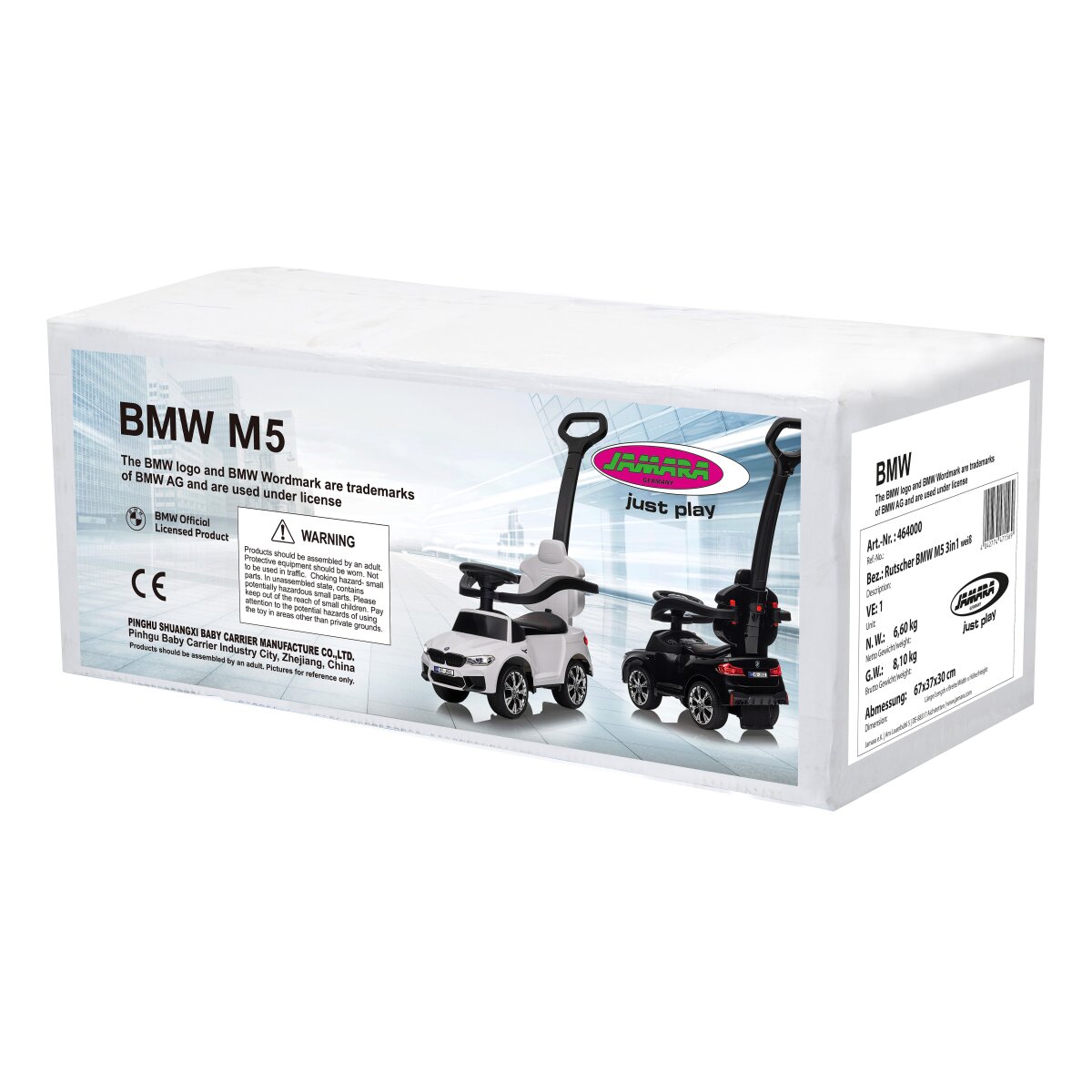 Rutscher BMW M5 weiß 2in1