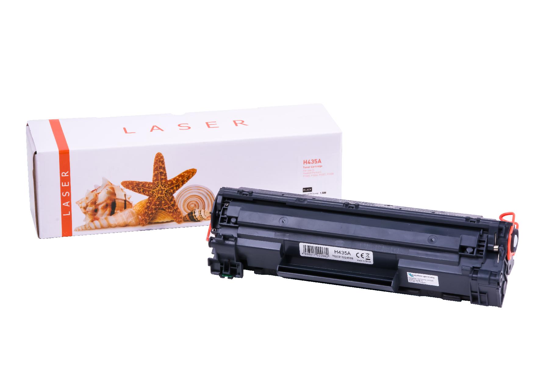 CB435A alternativ Toner schwarz für HP / CB435A / 1.500 Seiten