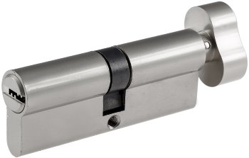 Schließzylinder 80mm (40+40mm) mit Knauf - Profil-Zylinder, 5 Sicherheits-Schlüssel