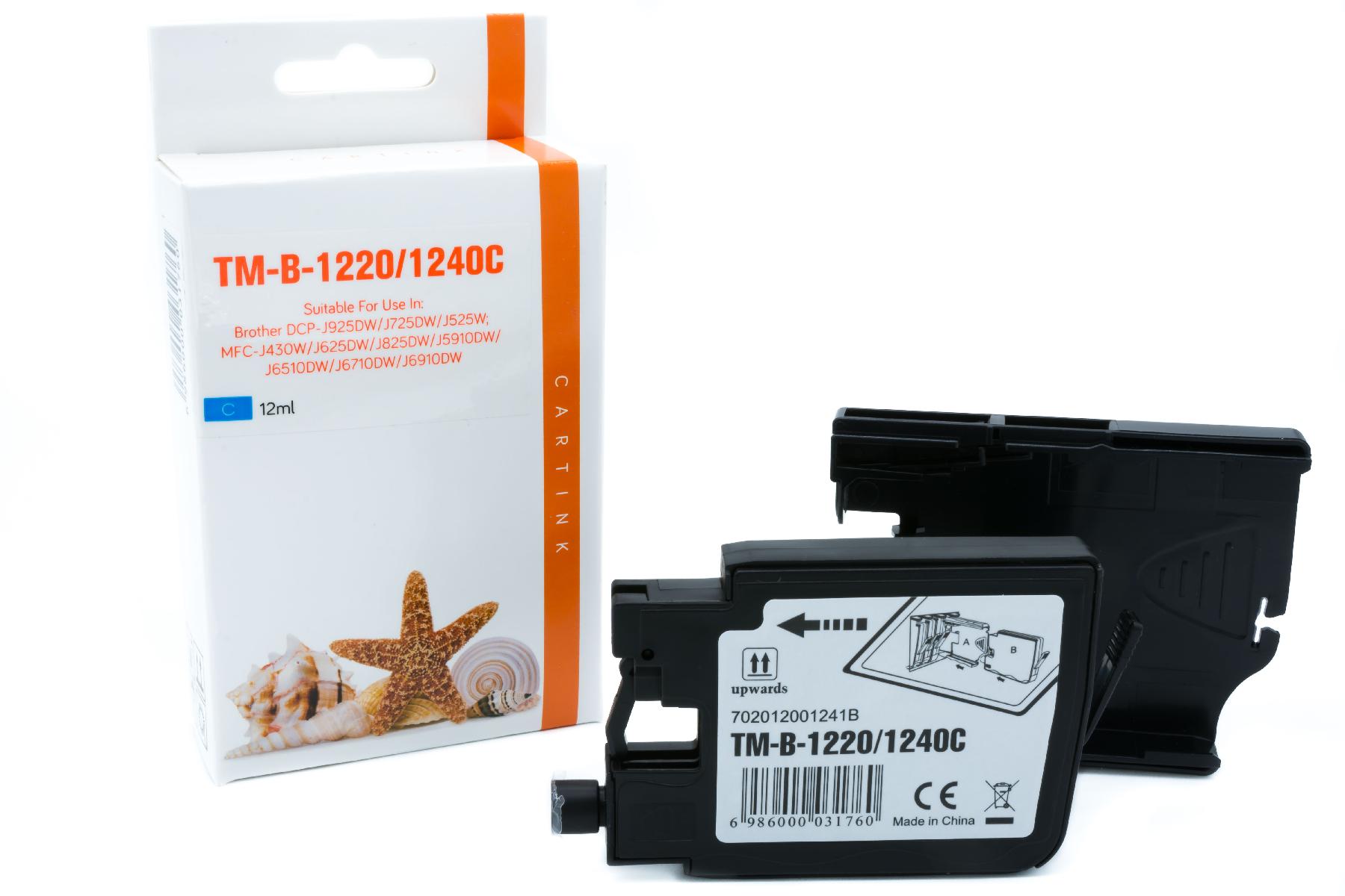 LC1220/1240C alternativ Tinte cyan / LC1240C / 12ml