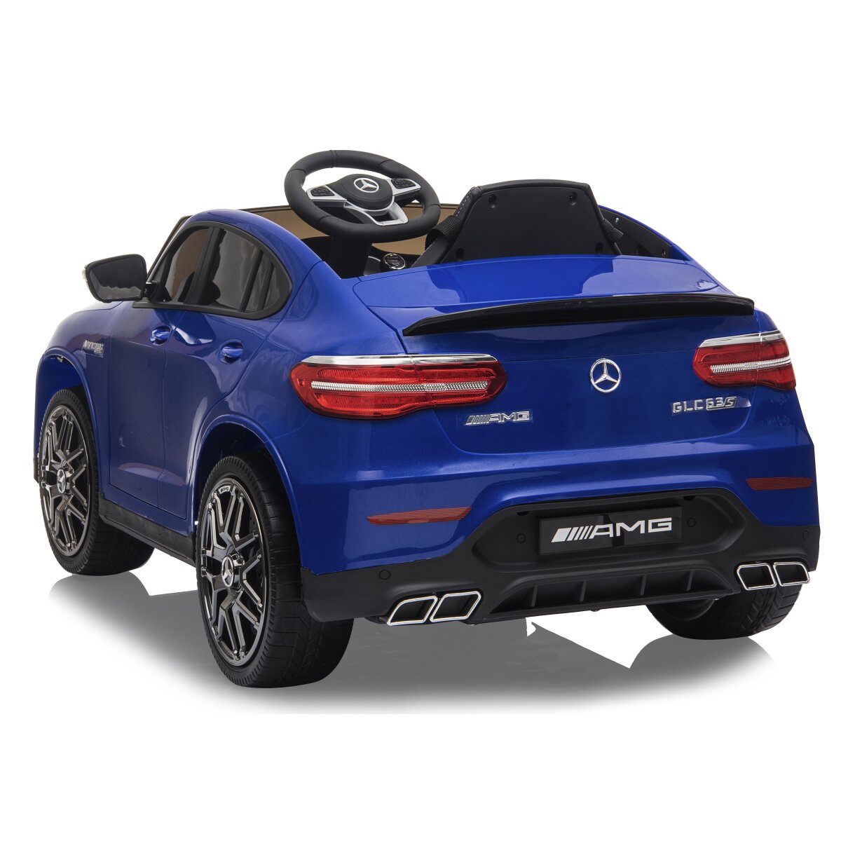Kinderfahrzeug Mercedes-AMG GLC 63 S Coupé blau