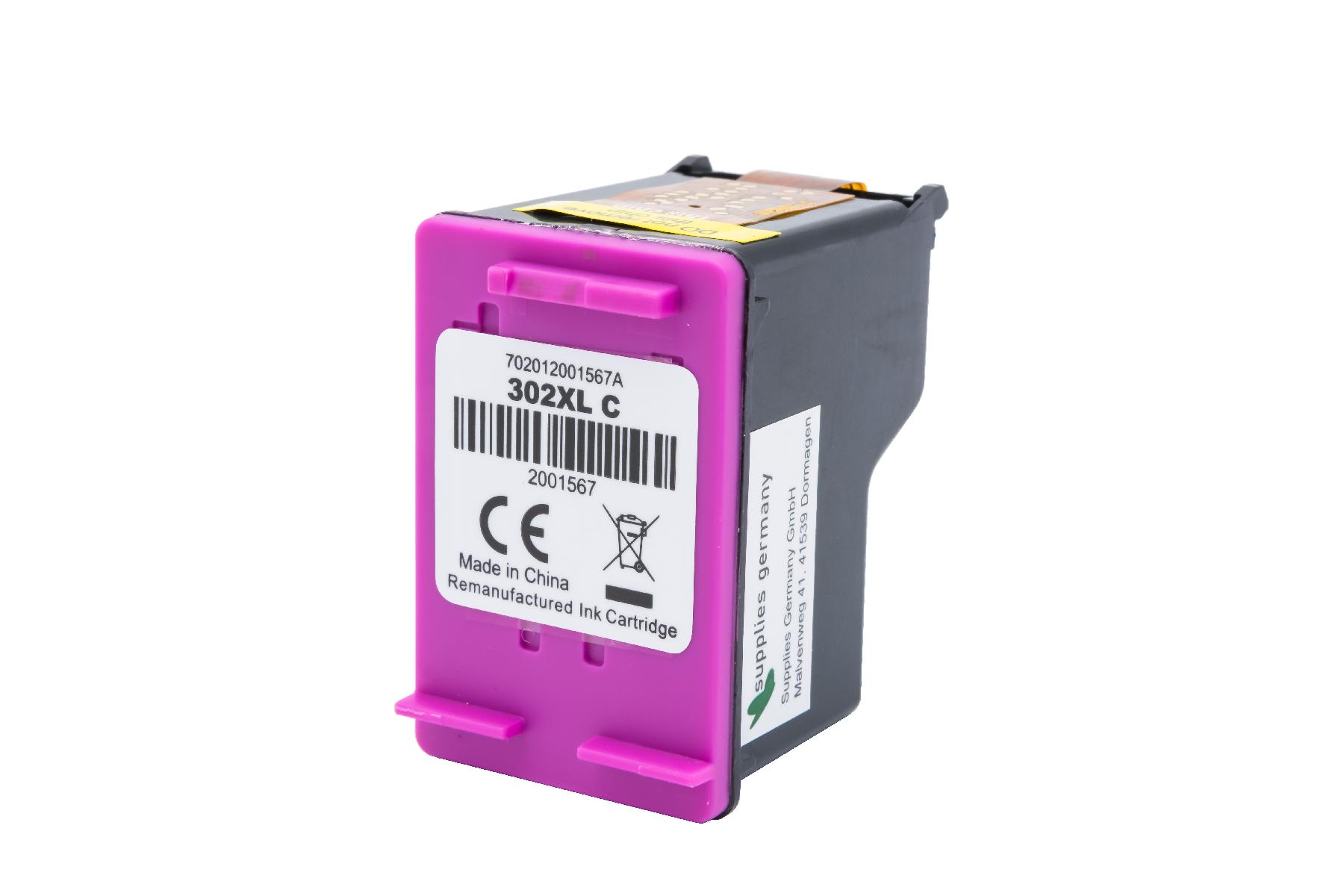 302CXL alternativ Tinte Color HP / F6U67AE / 18ml (EU)