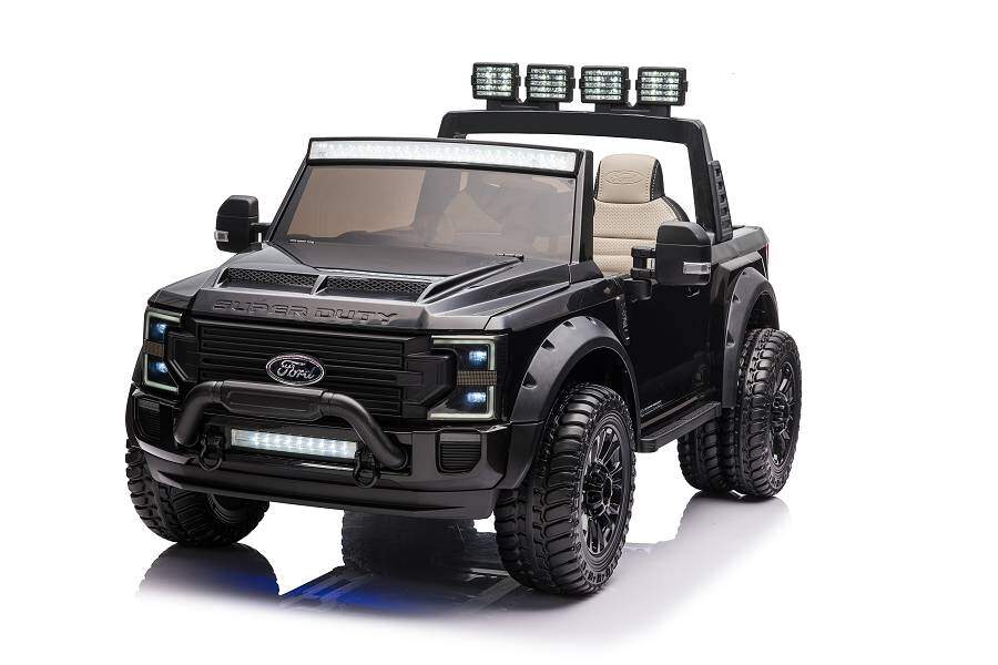 Elektro-Kinderfahrzeug Ford Super Duty - schwarz