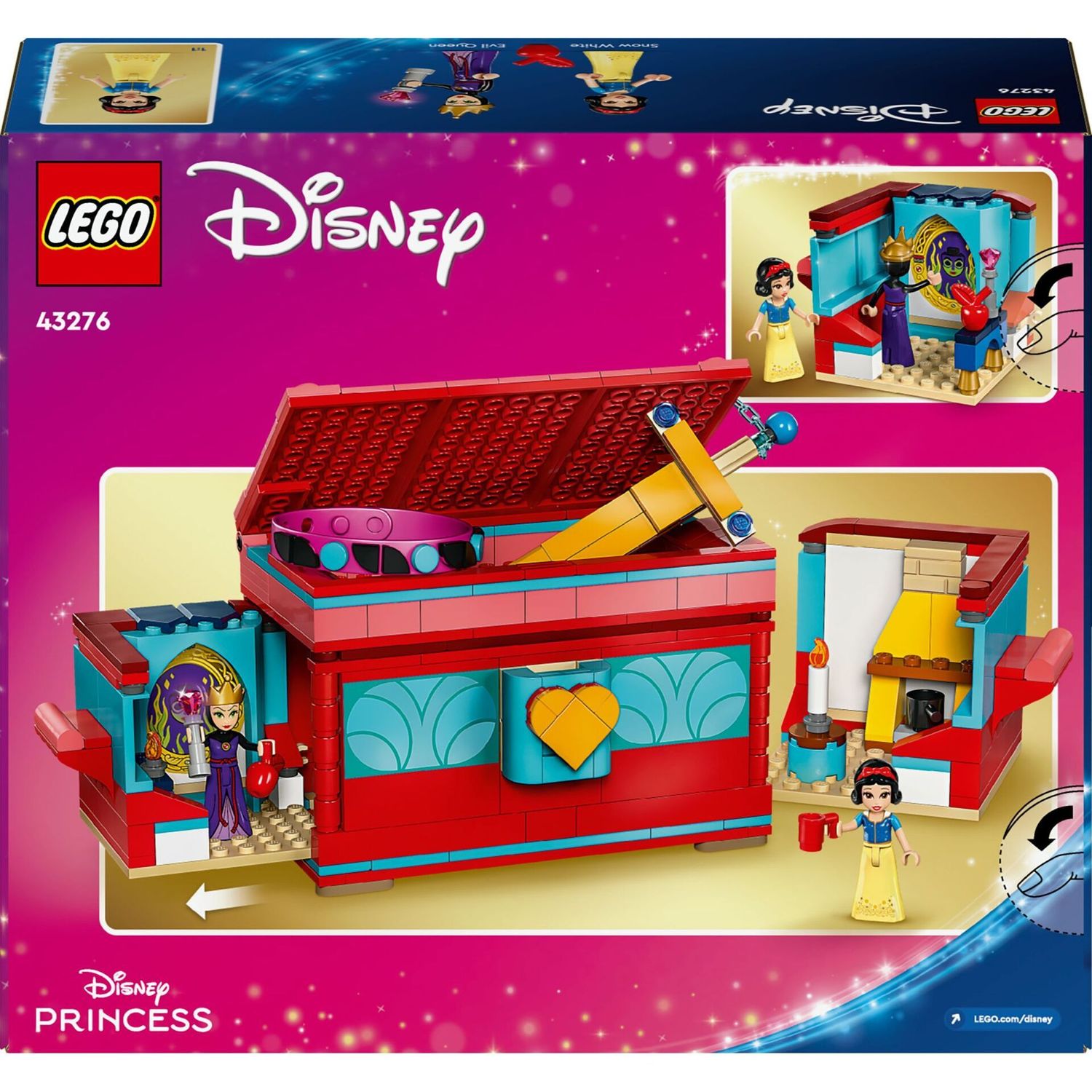 LEGO® 43276 - Disney Princess - Schneewittchens Schmuckkassette (358 Teile) LEGO® 43276 - Disney Princess - Schneewittchens Schmuckkassette (358 Teile)