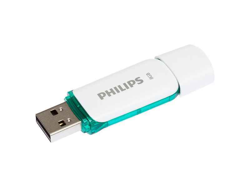 Philips USB 2.0 8GB Snow Edition Grün FM08FD70B/10