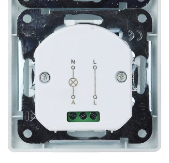 MILOS Bewegungsmelder 160°, anthrazit - LED geeignet,  250V~, Unterputz, 2-Draht