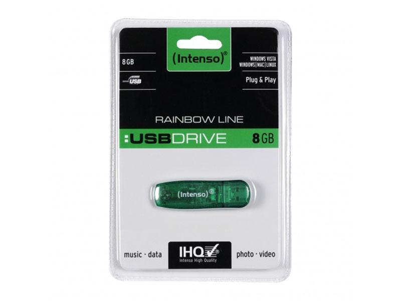 USB FlashDrive 8GB Intenso RAINBOW LINE Blister