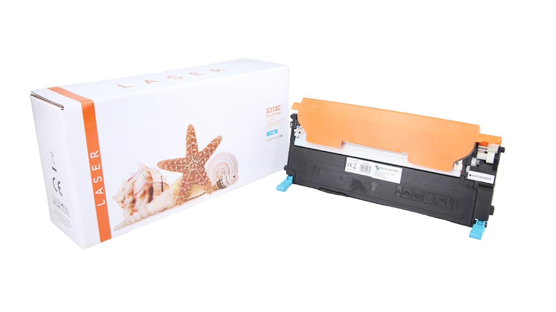CLP310C alternativ Toner cyan Samsung / CLTC4092S / 1.000 Seiten