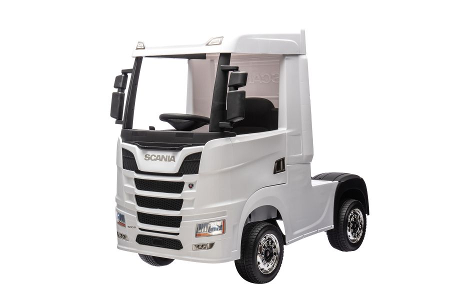Kinderfahrzeug SCANIA R Series 4 Motoren - mit Hänger - schwarz