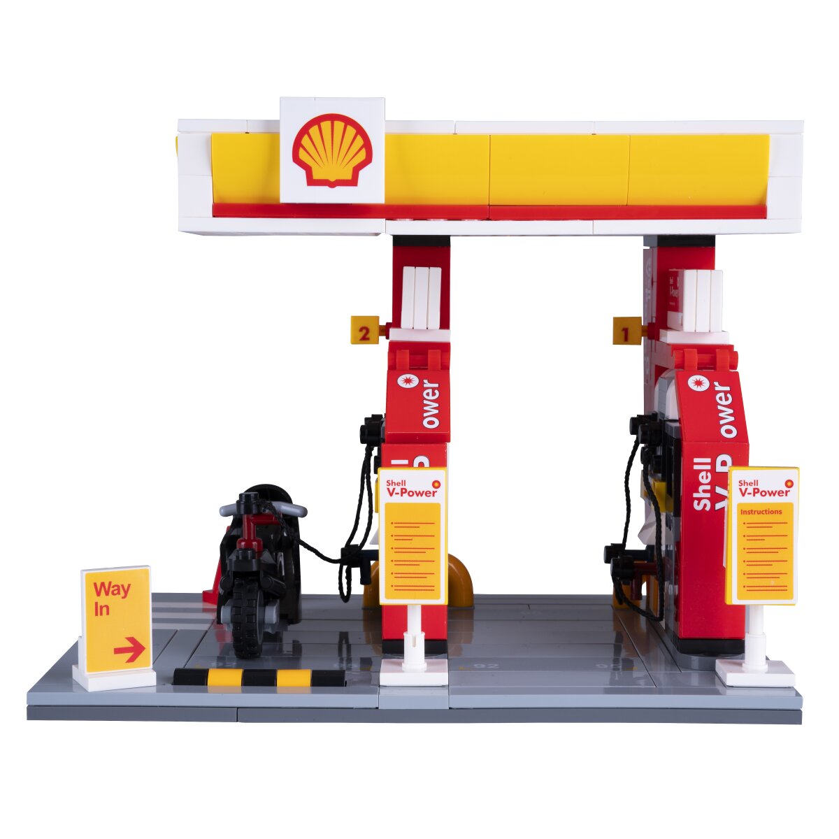 CaDA Shell Tankstelle Bricks