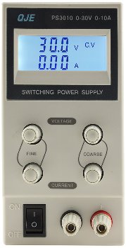 regelbares Labornetzgerät "CTL-3010", beleuchtete LCD Anzeige, 0-30V, 0-10A