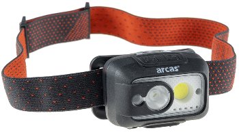 LED Akku-Stirnlampe 6W+3W - mit Gestensteuerung