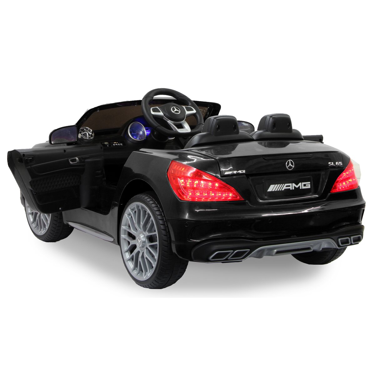 Kinderfahrzeug Mercedes-AMG SL 65 schwarz