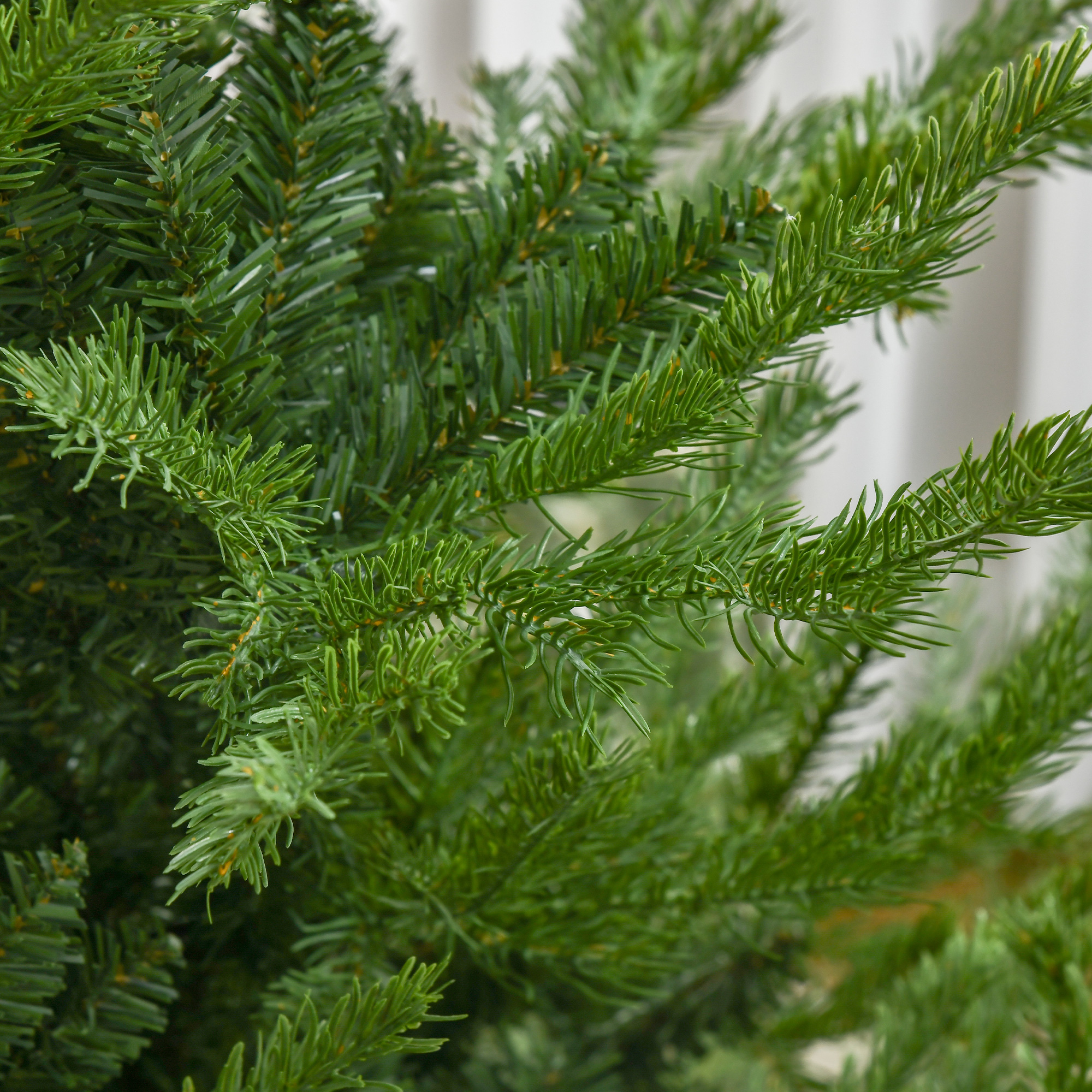 Weihnachtsbaum, Kunsttanne, realistisches Aussehen, schneller Aufbau, Kunststoff, Grün, 136 x 136 x 180cm