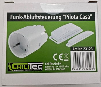 Funk Abluftsteuerung "Pilota Casa" - z.B. für Dunstabzugshauben, max. 2000W