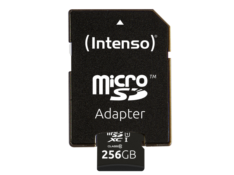 Intenso microSD Karte UHS-I Premium - 256 GB - MicroSD - Klasse 10 - UHS-I - 45 MB/s - Class 1 (U1)
