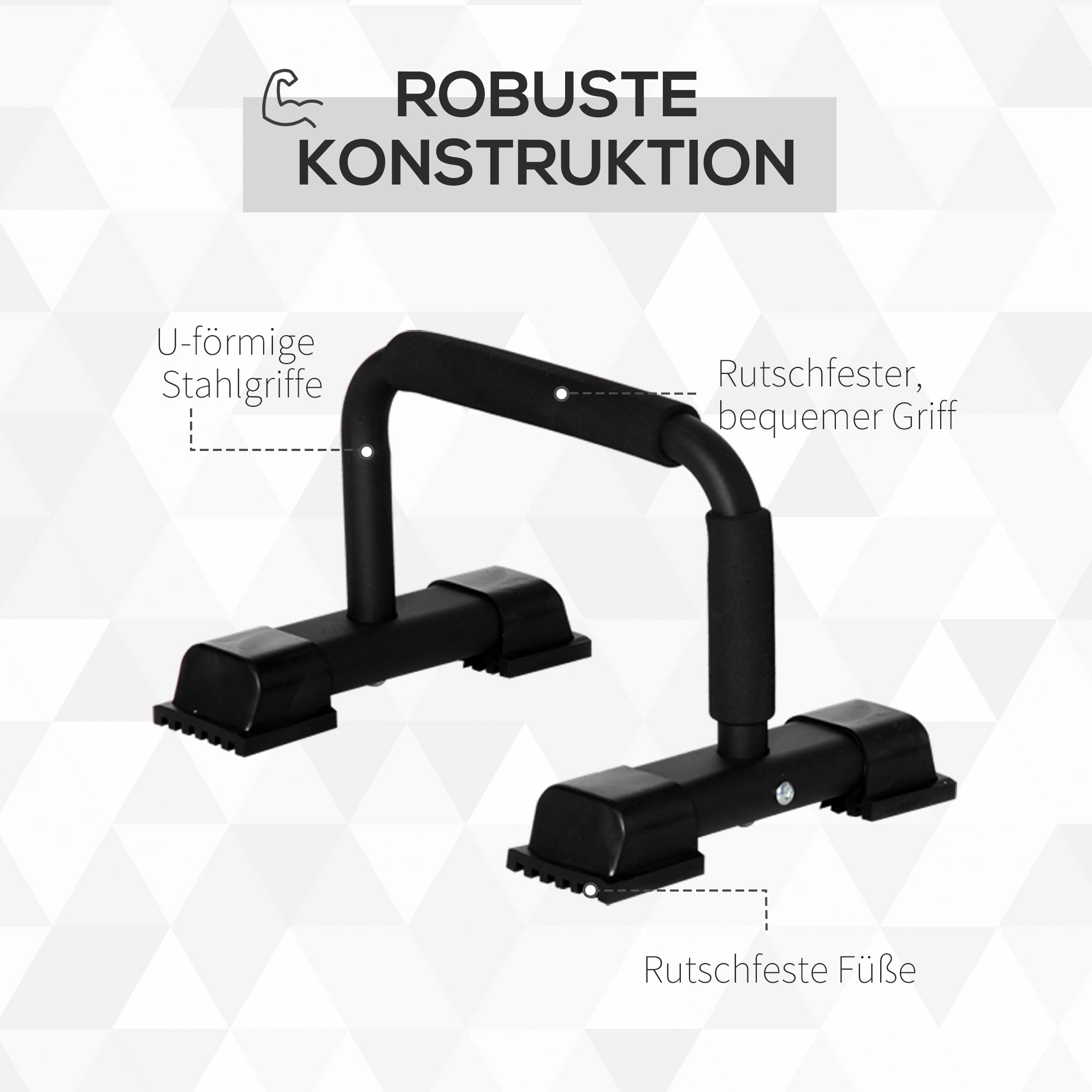 Dip Barren 2er Set Dip Station bis 120 kg belastbar Dip Stange Fitnessgeräte für Zuhause Parallettes Calisthenics Equipment für Krafttraining