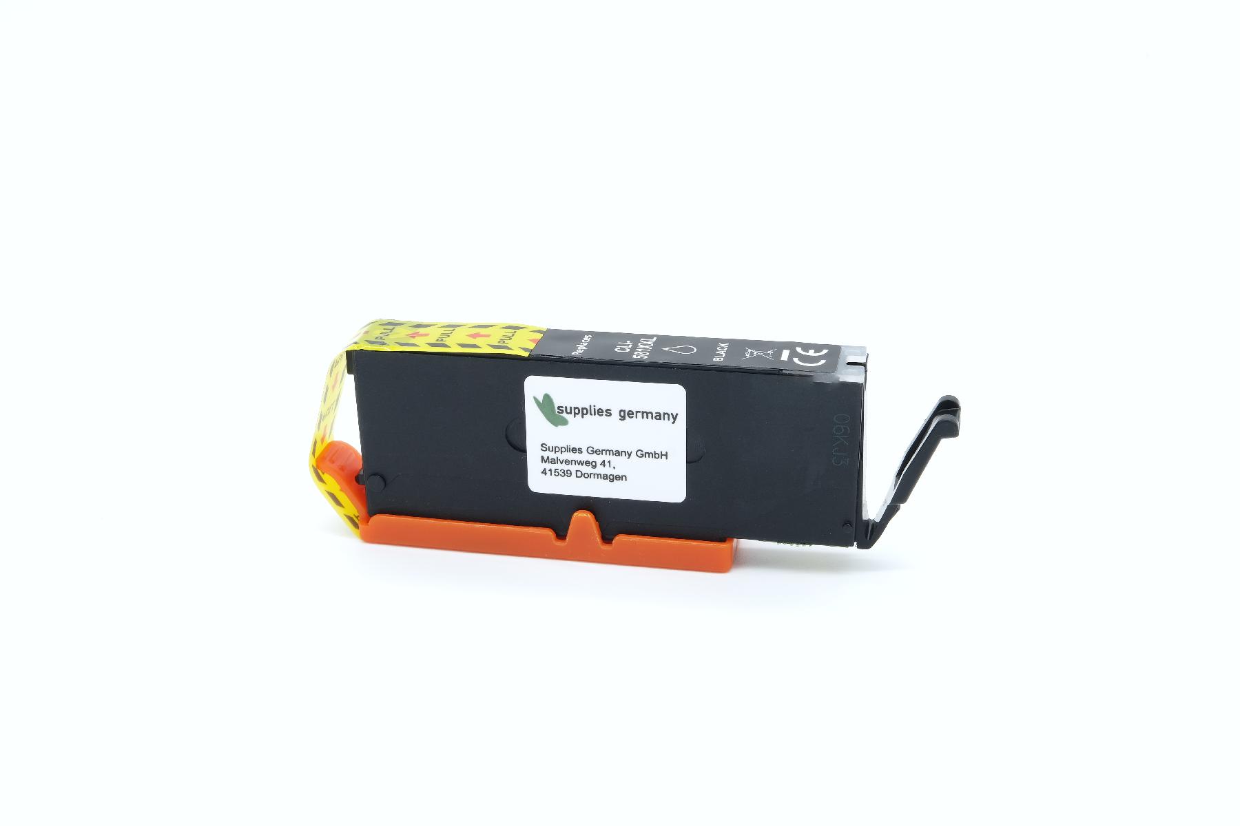 CLI581XXLschwarz alternativ Tinte schwarz für Canon / 1998C001 / 12ml