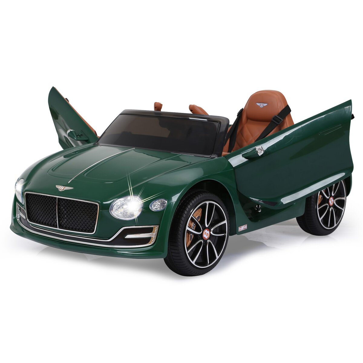 Kinderfahrzeug Bentley EXP12 grün, 2 Gang, Licht, Flügeltür