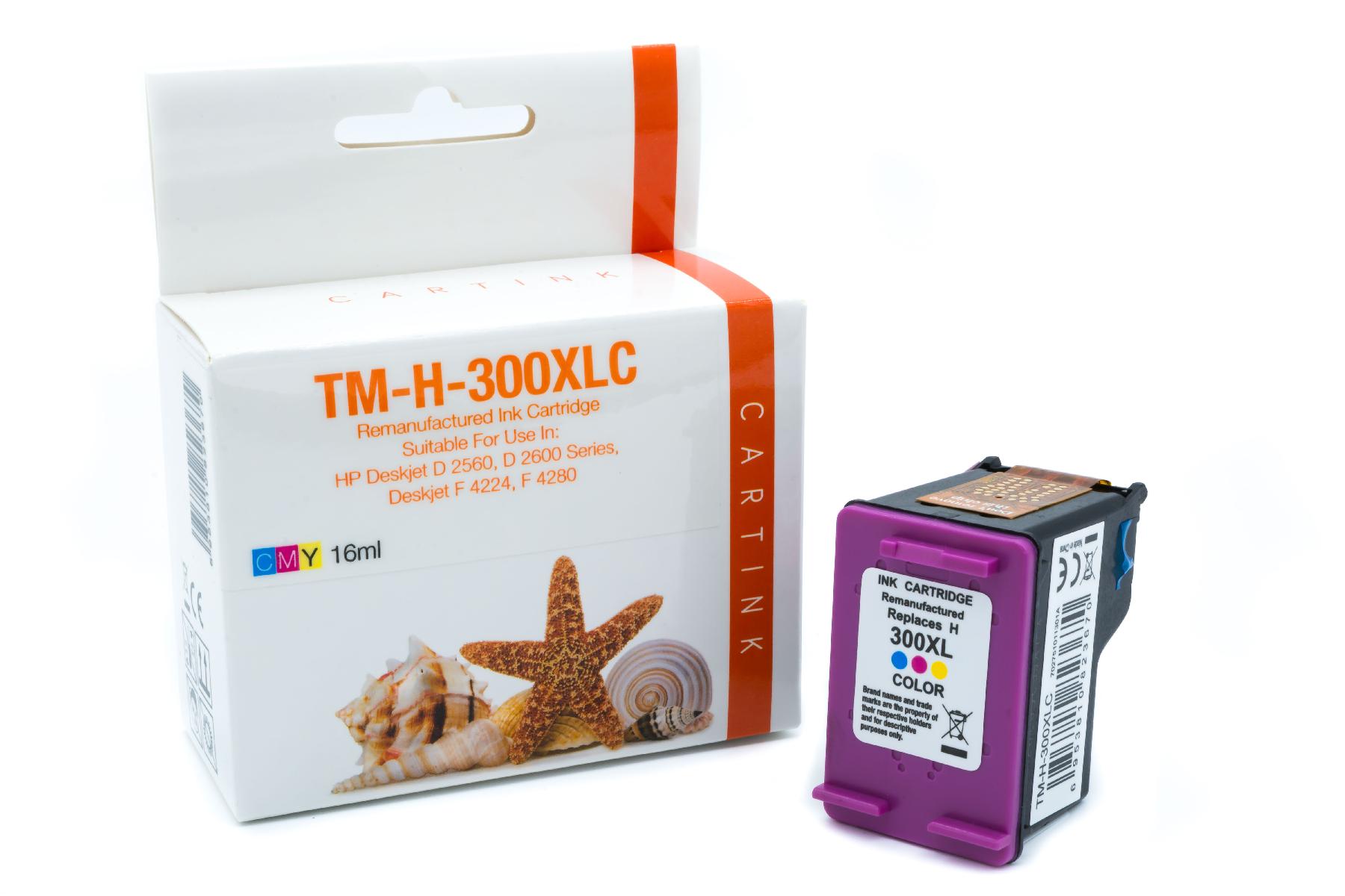 300CXL Refill Tinte Color HP / CC644EE / 18ml