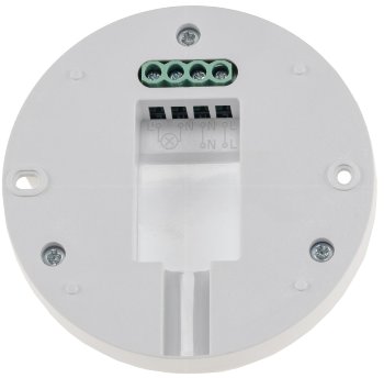 Decken-Aufputz-Bewegungsmelder 360° / PIR, mit Präsenzfunktion, 20m Detektion