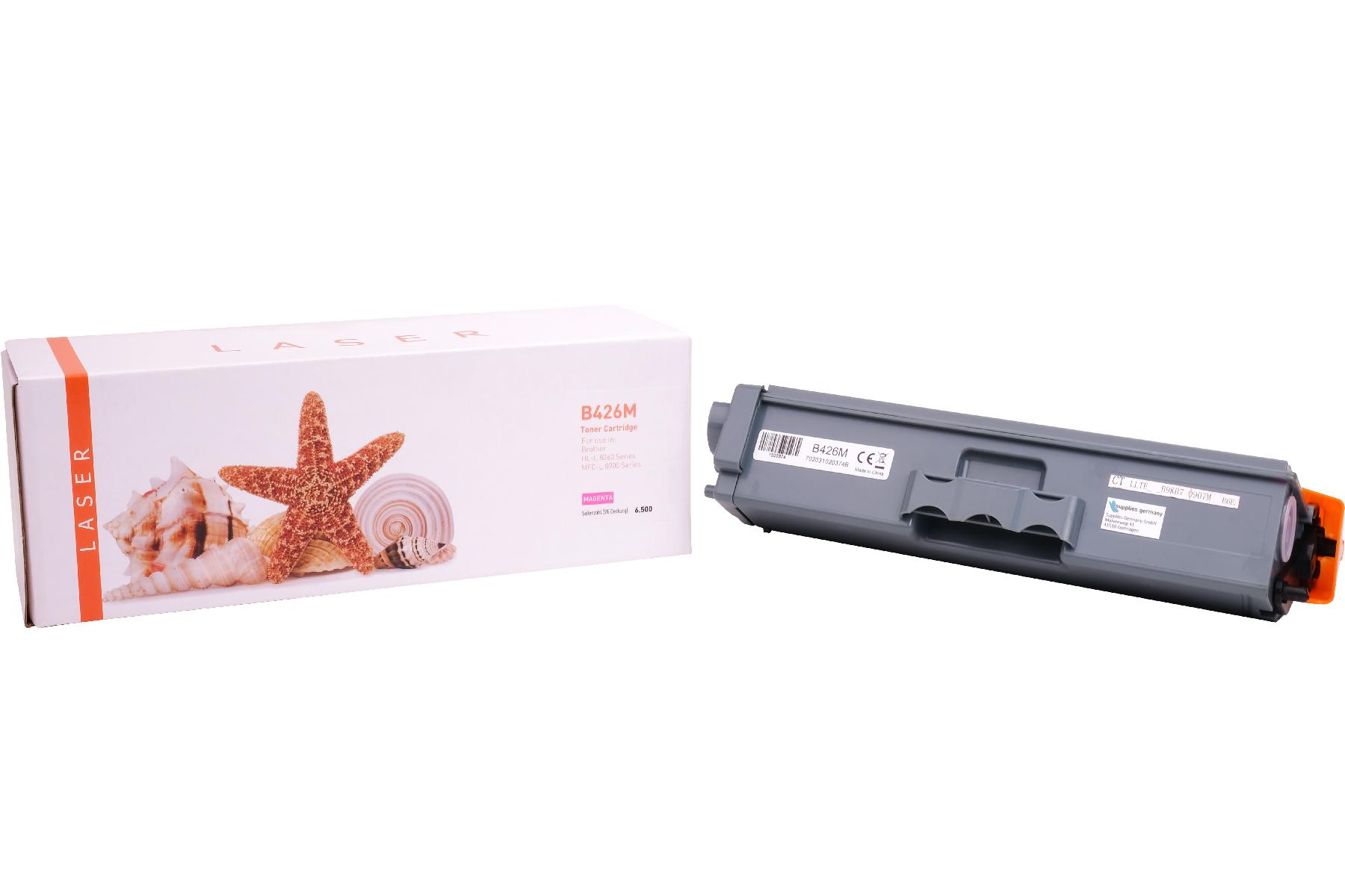 TN426M alternativ Toner Magenta für Brother / TN426M / 6.500 Seiten
