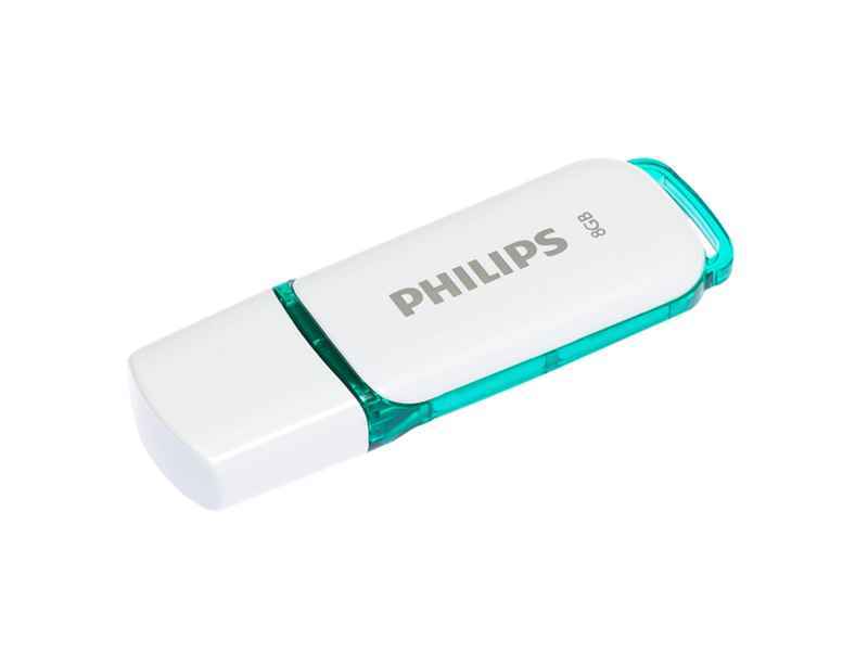 Philips USB 2.0 8GB Snow Edition Grün FM08FD70B/10