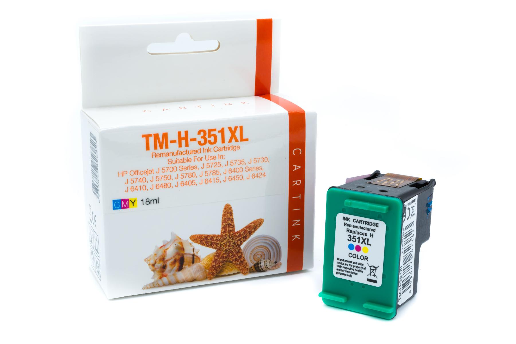 351XXL Refill Tinte Color für HP / CB338EE / 18ml