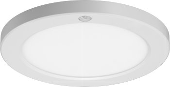 LED Deckenleuchte "BUTON" mit PIR-Sensor - Ø 23cm, 18W, 3000/4000/6000k