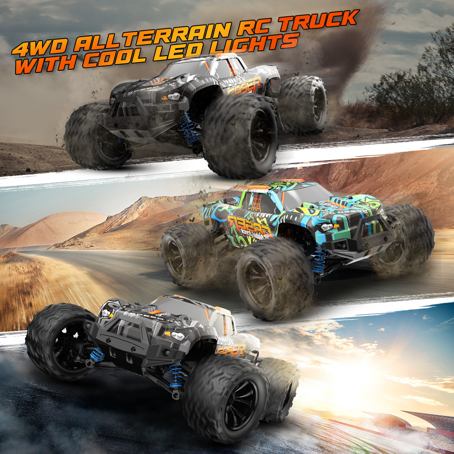 RC Elektro Monstertruck 1:14 "Gaser 900"